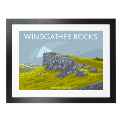 Windgather Rocks Derbyshire 1 Piece Wall Art