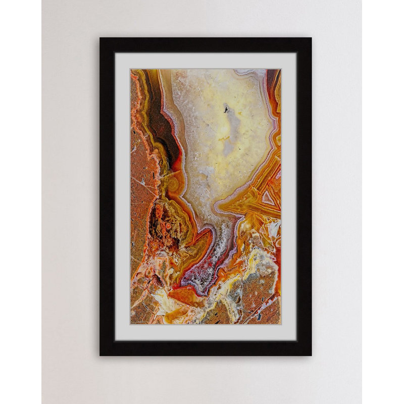 Ammolite - Cadre photo, impression sur papier, H 45 po x l 30 po x P 1,5 po