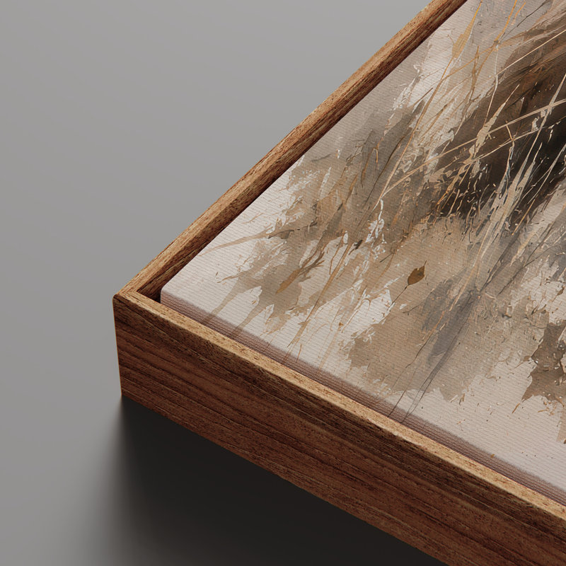 «Brown Bear Wildlife Portrait», reproduction d'art encadrée, 36" H x 24" W, Naturel