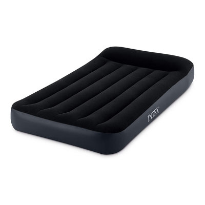 Intex Dura Pillow Rest Classic Blow Up Mattress Air Bed with Built In Pump by Intex
