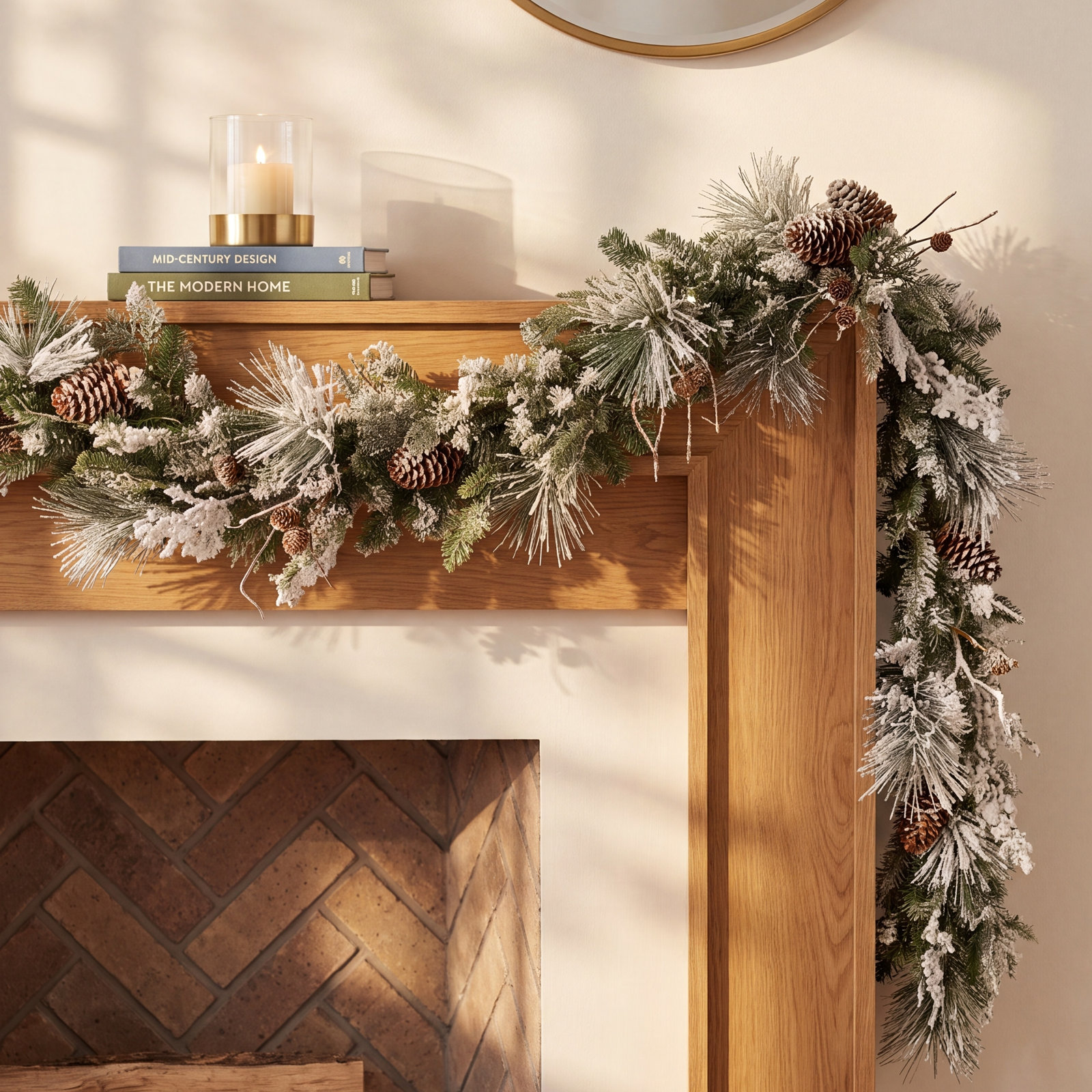 72'' in. Lighted Faux Pine Garland