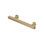Deltana POM40U3-UNL Contemporary Cabinet Pull 4", Pommel, Solid Brass in Unlacquered Brass