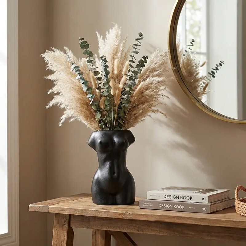 Vase en céramique 7,8 "h Curvy Lady