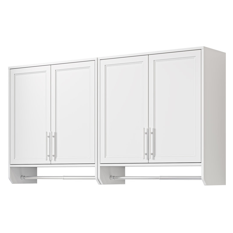 59" Wall Cabinet with Hanging Rod