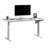 Electric Sit/Stand Desk With Adjustable Height And Durable Surface, Perfect For Ergonomic Home And Office Use.