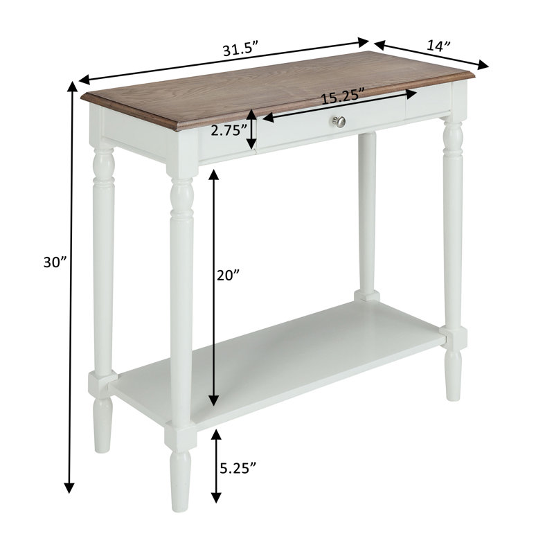 Mayall 31.5'' Console Table, Driftwood