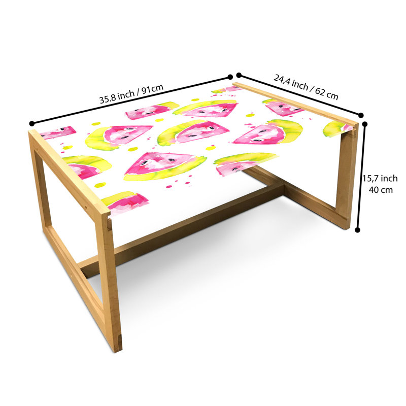 Isbel Sled Coffee Table, 90cm H x 62cm W x 40cm D