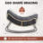 Clymer Steel Egg-shaped Royal Rocking Chair With Cushion-1714455387
