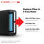 Filtre HEPA purificateur d'air Clean Light