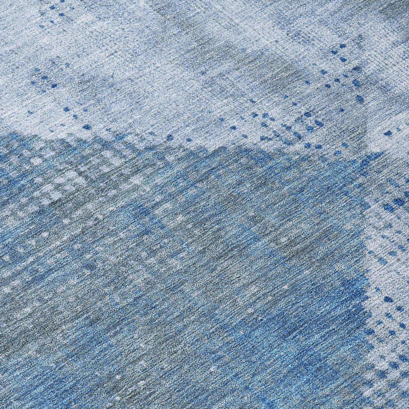 Tapis intérieur / extérieur bleu Arvaya , 8' x 10'