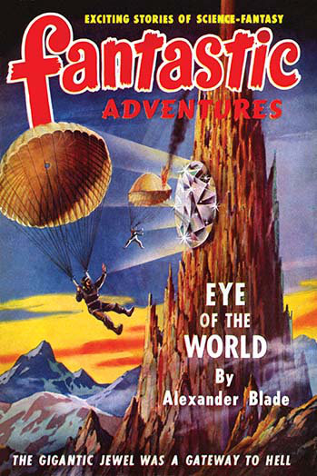 The eye of the world-publicité rétro, H 36 po x l 24 po