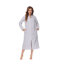 Peignoir pelucheux mi-mollet avec poches-1267095015-1267095014