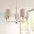 Jorelys 5 - Light Steel Dimmable Chandelier-86477501