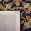 Tapis oriental bleu marine en laine touffeté à la main Ferrera-57807327