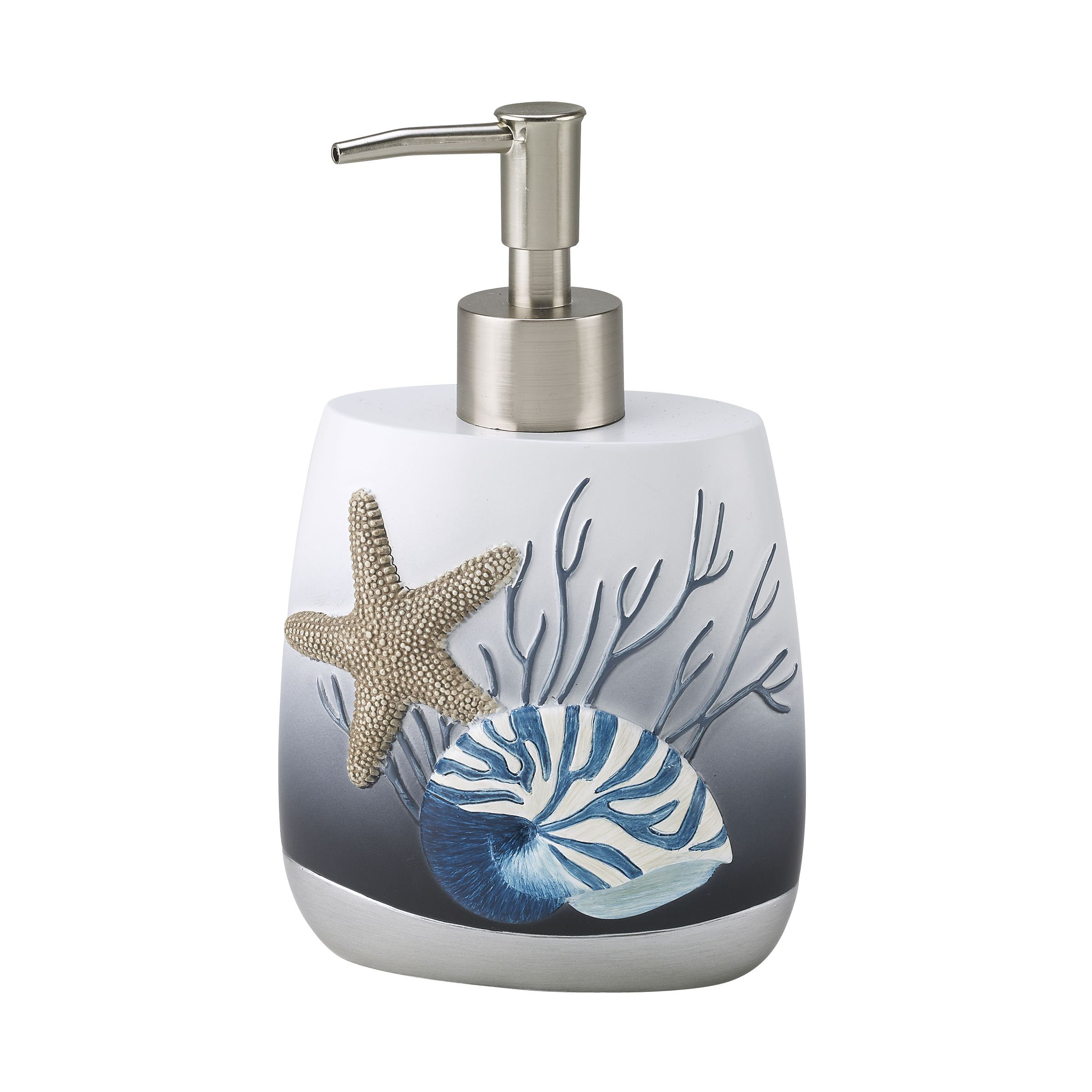 Gone Fishing Design Custom Acrylic Soap & Lotion Bottle