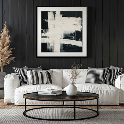 «Eclipsed Onyx Tangle I», reproduction sur toile