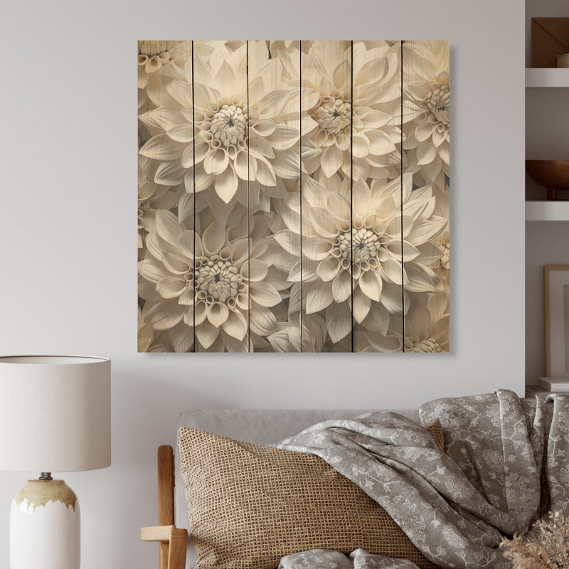 Minimalisme mamans, peinture noir et blanc I - Mums, art sur bois de pin naturel, H 30 po x l 30 po