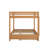 Wood Queen Size Bunk Bed With Ladder And Trundle-1365769061
