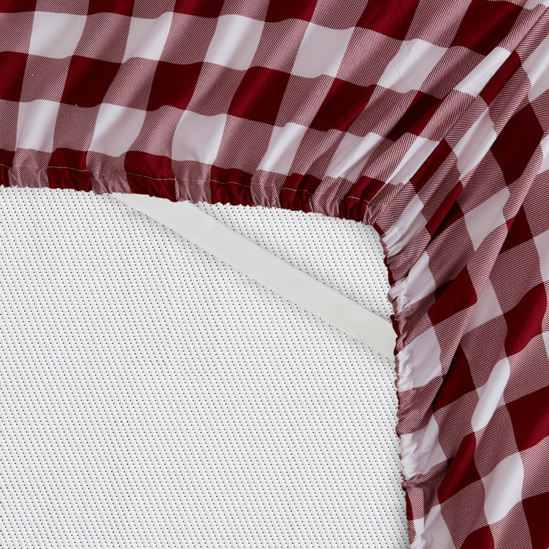 Ultra Soft Microfiber Sheet Set, Blue Plaid, Full XL Sheet Set with 4 Pillowcases
