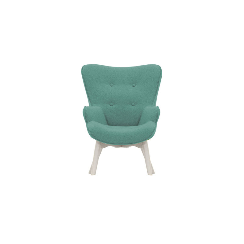 Wimbled Children's Club Chair, Dark Blue/White
