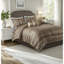 Ensemble de literie de luxe 7 pièces, jacquard en polyester très grand californien, maison moderne