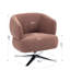 Chaise de salle à manger rembourrée avec pivot pour meuble-lavabo Modern-1072152685