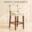 Tabouret de bar en bois massif avec dossier rembourré Modern-1440752074-1440752075