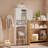 Freestanding Over The Toilet Storage，bathroom storage with Adjustable Shelf-1941227694