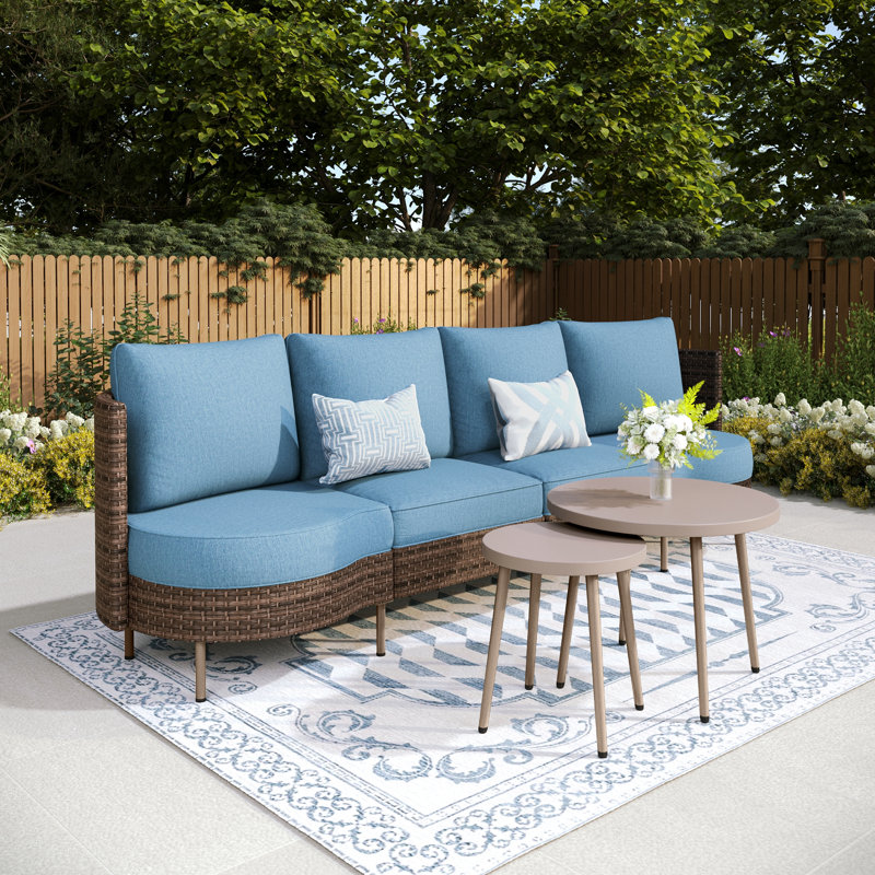 Carrboro 4-person Outdoor Seating Group With Cushions
