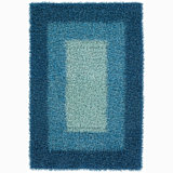 Paramera Silk Area Rug in Blue
