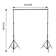 SUNYOU Adjustable Background Support Stand 10Ft Photography Backdrop Crossbar Kit