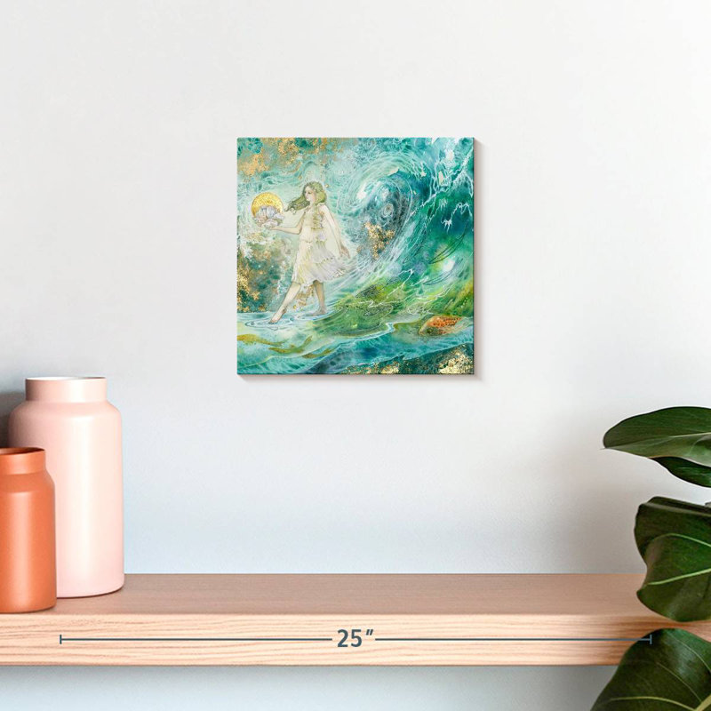 Kelan Wave Walker, 10" H x 10" W