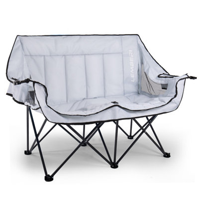 Outdoor Foldable Double Chair by Arlmont & Co.