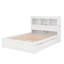 Lit plateforme double avec tablettes coulissantes-2104864011