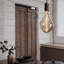 Voronoi I Single Pendant in Walnut