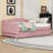 Upholstered Daybed with Trundle and LED Lights-202597664-202597666