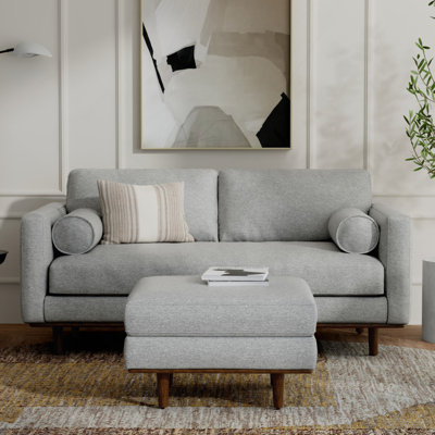 72-Inch Sofa And Ottoman Set