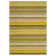 Tarren Handwoven Wool Yellow Striped Area Rug