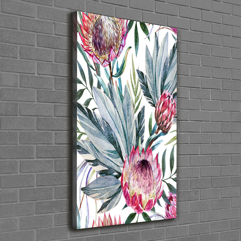 Protea - Wrapped Canvas Print