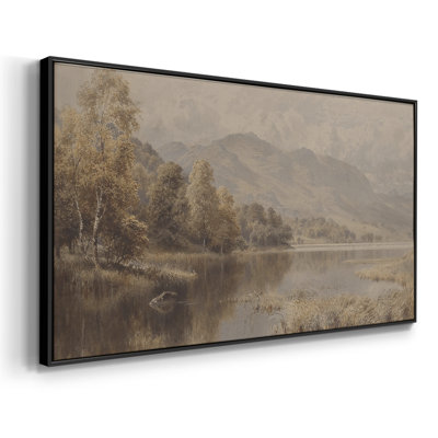 Série paysage-DCCIV- Toile tendue avec châssis tendue, prête à être accrochée
