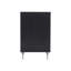 Silhouette 2-Drawer Nightstand in Black