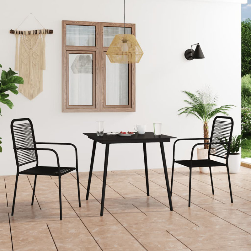 Basalt Square 2 - Person Bistro Set