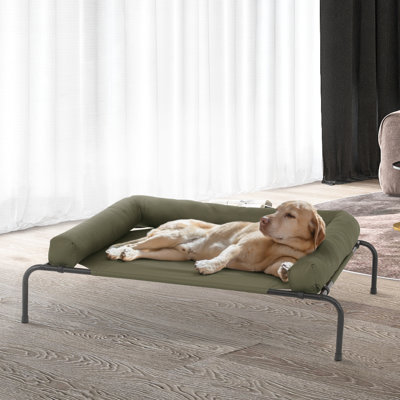 Lit pour chien surélevé avec coussins Cooler