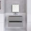Meuble-lavabo mural avec lavabo en céramique et trois trous de robinet-729901661-729901662