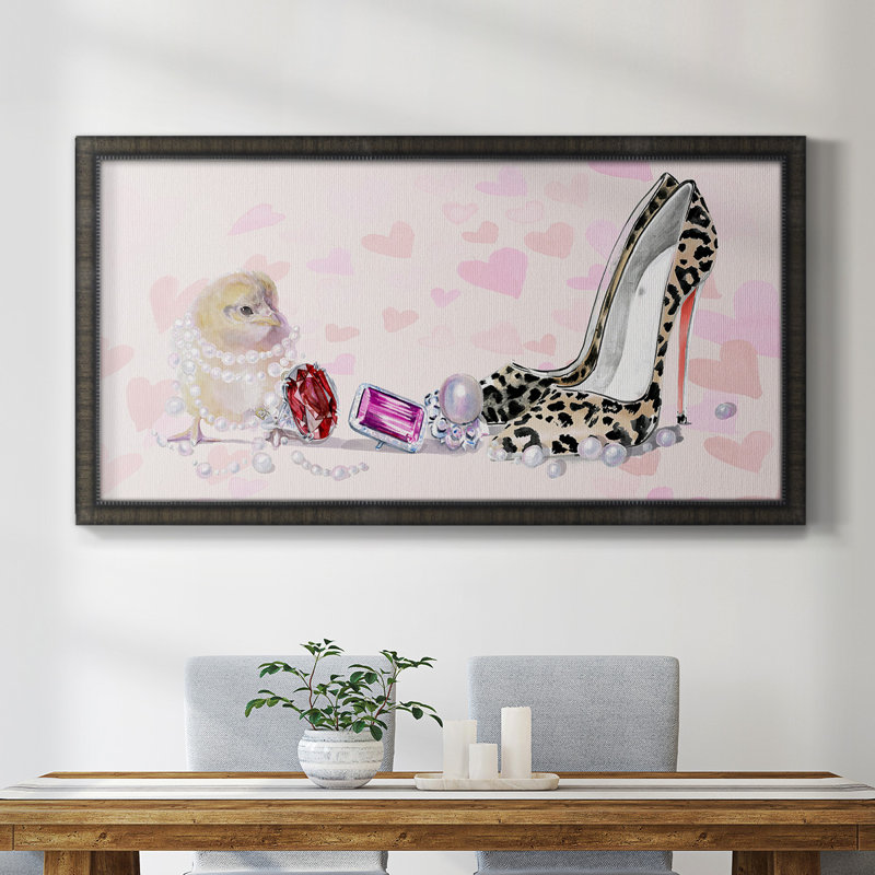 " Cute Couture Collection D ", Black, 25" H x 45" W x 1" D