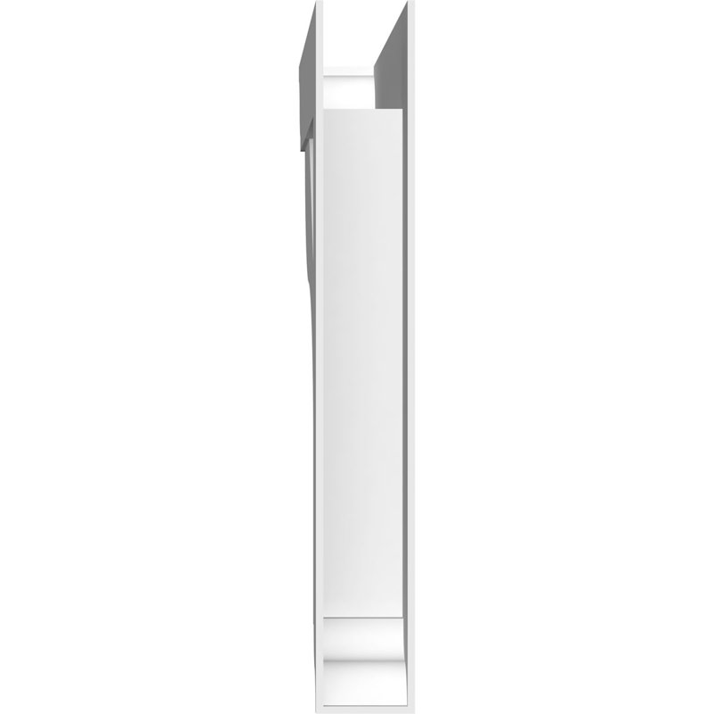 Support standard en uréthane standard avec extrémités traditionnelles, brun clair apprêté Carmel, H 36 po x l 5 po x P 36 po