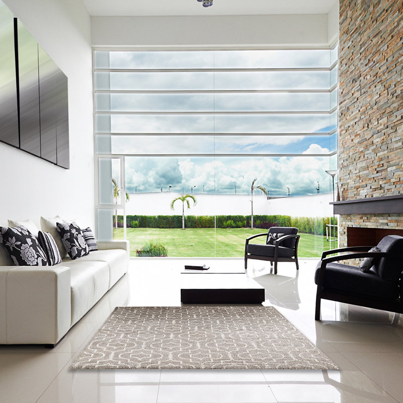 Tapis brun Champlin, Carré 3 pi