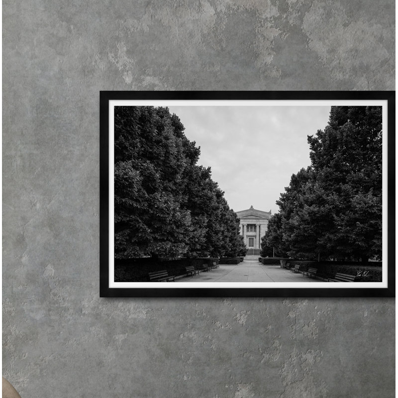 Museum Campus In Black & White Print