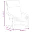 Fauteuil d'appoint vidaXL Chair-88605625-88605624