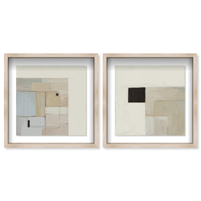 Soft Roughness Set Framed Graphic Art